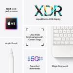 2021 Apple 12.9-inch iPad Pro (Wi-Fi + Cellular, 128GB) - Space Gray (Renewed)