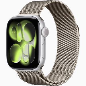 Apple Watch Series 11 Aluminum 42mm GPS ( Stainless Steel, Milanese Loop )
