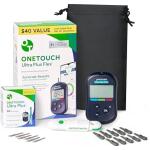 OneTouch Ultra Plus Flex Diabetes Testing Kit with Meter, Strips & Lancets