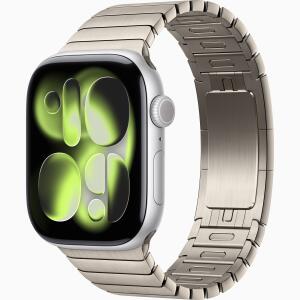 Apple Watch Series 11 Aluminum GPS ( Stainless Steel, Link Bracelet )