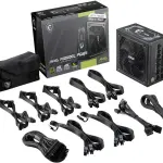 MSI MAG A1000GL PCIE5 1000W 80+ Gold Full Modular ATX 3.1 Gaming PSU