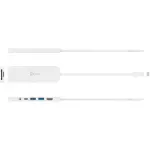 j5create USB-C Multi-Port Hub with Power Delivery – White