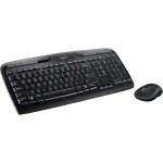 Logitech MK320 Wireless Keyboard and Mouse Bundle – Black