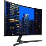 Samsung 27" F398 FHD Curved Monitor – AMD FreeSync, HDMI/DP – Glossy Black
