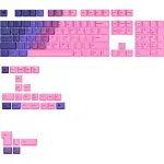 Glorious - GPBT Gradient Universal Keycap Set Compatible with Most 100% 85% 80% TKL 60% Compact 75% Mechanical Keyboards - Nebula V2 (GLO-KB-ACC-KC-GPBT-GR-NEB-US)