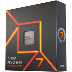 AMD - Ryzen 7 7700X 8-core - 16-Thread 4.5GHz (5.4 GHz Max Boost) Socket AM5 Desktop Processor - Silver (100-100000591WOF)