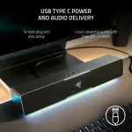 Razer Leviathan V2 X Bluetooth Gaming Speaker – RGB Lighting, Black