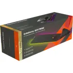 SteelSeries - QcK Prism Cloth Gaming Mouse Pad with 2-Zone RGB Illumination XL - Black
