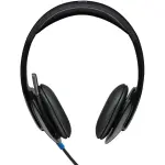 Logitech - H540 Wired On-Ear Headset - Black (981-000510)