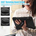 BRAECN Case for Galaxy Tab S5e 10.5" (2019) – Shockproof Kids Cover with Stand, Strap & Screen Protector – Black