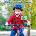 Contixo KC1 Kids' Splash-Proof Camera (Waterproof Case, Silicone Cover) – Green