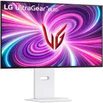LG - UltraGear 32" OLED Dual Mode, 0.03ms NVIDIA G-SYNC Compatible, AMD Freesync Pro Gaming Monitor - White (32GS95UV-W.AUS)