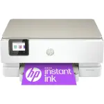 HP ENVY Inspire 7255e Wireless All-in-One Photo Printer – White & Sandstone