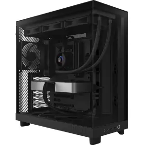 NZXT - H6 Flow ATX Mid-Tower PC Case - Black (CC-H61FB-0)