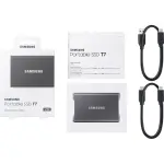 Samsung T7 2TB External SSD with Hardware Encryption – Titan Gray