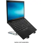 Targus - Portable Laptop Stand + Integrated USB-A Hub - Silver (AWU100205GL)