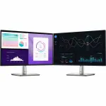 Dell - 23.8" IPS LED FHD 100Hz Monitor (VGA, USB, HDMI) - Black, Silver, Multicolor