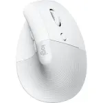 Logitech - Lift for Mac Bluetooth Optical Ergonomic Wireless Mouse - Off-White ( 910-006471)