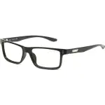 GUNNAR - Vertex Computer Glasses with Blue Light Reduction , Clear Lenses - Onyx (VER-00109)