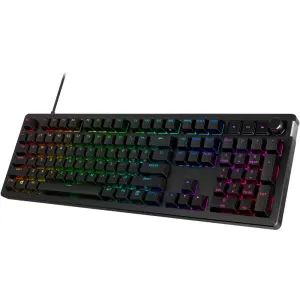 HyperX - Alloy Rise Full-size Wired Mechanical Linear Switch Gaming Keyboard - Black (7G7A3AA#ABA)