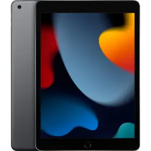 Apple - Geek Squad Certified Refurbished 10.2-Inch iPad with Wi-Fi - 256GB - Space Gray (TI-GSRF MK2N3LL/A)
