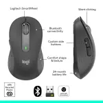Logitech Signature M650 L Wireless Optical Mouse with Silent Clicks – Graphite