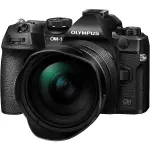 Olympus OM SYSTEM OM-1 4K Mirrorless Camera with Lens – Black
