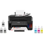 Canon - PIXMA MegaTank G7020 Wireless All-In-One Inkjet Printer with Fax - Black (3114C002)