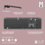 Logitech MK955 Signature Slim Wireless Keyboard & Mouse Combo – Quiet Typing, Graphite