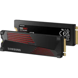 Samsung - Geek Squad Certified Refurbished 990 PRO 4TB Internal SSD PCIe Gen 4x4 NVMe with Heatsink for PS5 (GSRF MZ-V9P4T0C)