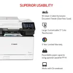 Canon - imageCLASS MF753Cdw Wireless Color All-In-One Laser Printer - White (5455C010)