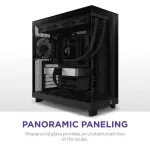 NZXT - H6 Flow ATX Mid-Tower PC Case - Black (CC-H61FB-0)