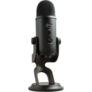 Blue Yeti Professional USB Condenser Microphone with Multiple Patterns