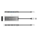 j5create 4K60 USB-C Triple-Monitor Dock- Space Grey