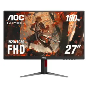 AOC - C27G4X 27" VA Curved Gaming Monitor, FHD (1920x1080), 180Hz,
