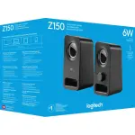 Logitech Z150 2.0 Multimedia Speakers (2-Pack) – Black