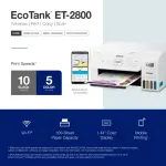 Epson EcoTank ET-2800 Wireless All-in-One Supertank Printer – White