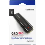 Samsung - Refurbished 980 PRO 2TB NVMe SSD with Heatsink for PS5