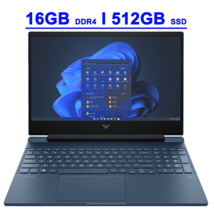 HP Victus 15, i5-12450H, RTX 3050, 16GB RAM, 512GB SSD, 15.6" FHD 144Hz, Win 11, Blue