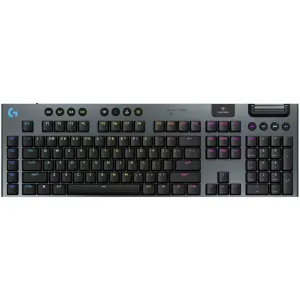 Logitech - G915 X LIGHTSPEED Full-size Wireless Mechanical GL Brown Tactile Switch Gaming Keyboard for PC/Mac - Black (920-012670)