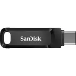 SanDisk 256GB Dual USB-A/USB-C Flash Drive – Black