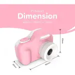 MyFirst Camera 3 Kids Digital Camera (16MP, Selfie Lens, Shockproof) – Pink