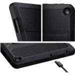 SaharaCase - Defense Protection Case for Amazon Fire HD 8 and Fire HD 8 Plus (2022-2024) - Black
