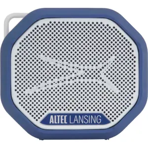 Altec Lansing - Bluetooth HydraTrek 2.0 EverythingProof Portable Speaker - Periwinkle/White