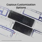 HyperX - Alloy Rise 75 75% Wired Mechanical Linear Switch Gaming Keyboard with RGB Lighting - Black (7G7A4AA#ABA)