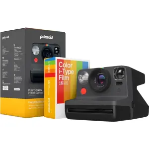 Polaroid Now Generation 2, Instant Film Camera Bundle – Black