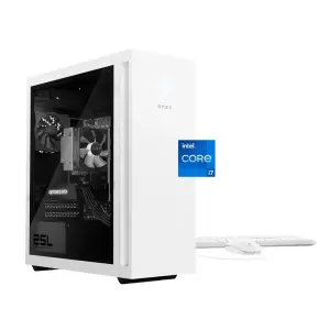 HP OMEN - 25L Gaming Desktop - Intel Core i7-14700F - NVIDIA GeForce RTX 4060 Ti - Snow White (GT15-2194)