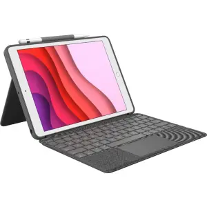 Logitech - Combo Touch Keyboard Folio for Apple iPad 10.2" - Graphite (920-009608)