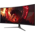 Acer Nitro 34" Curved QHD 180Hz 1ms FreeSync Gaming Monitor – Black