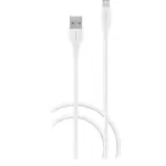 Insignia™ - 4' USB-A to Lightning Charging Cable - Moon Gray